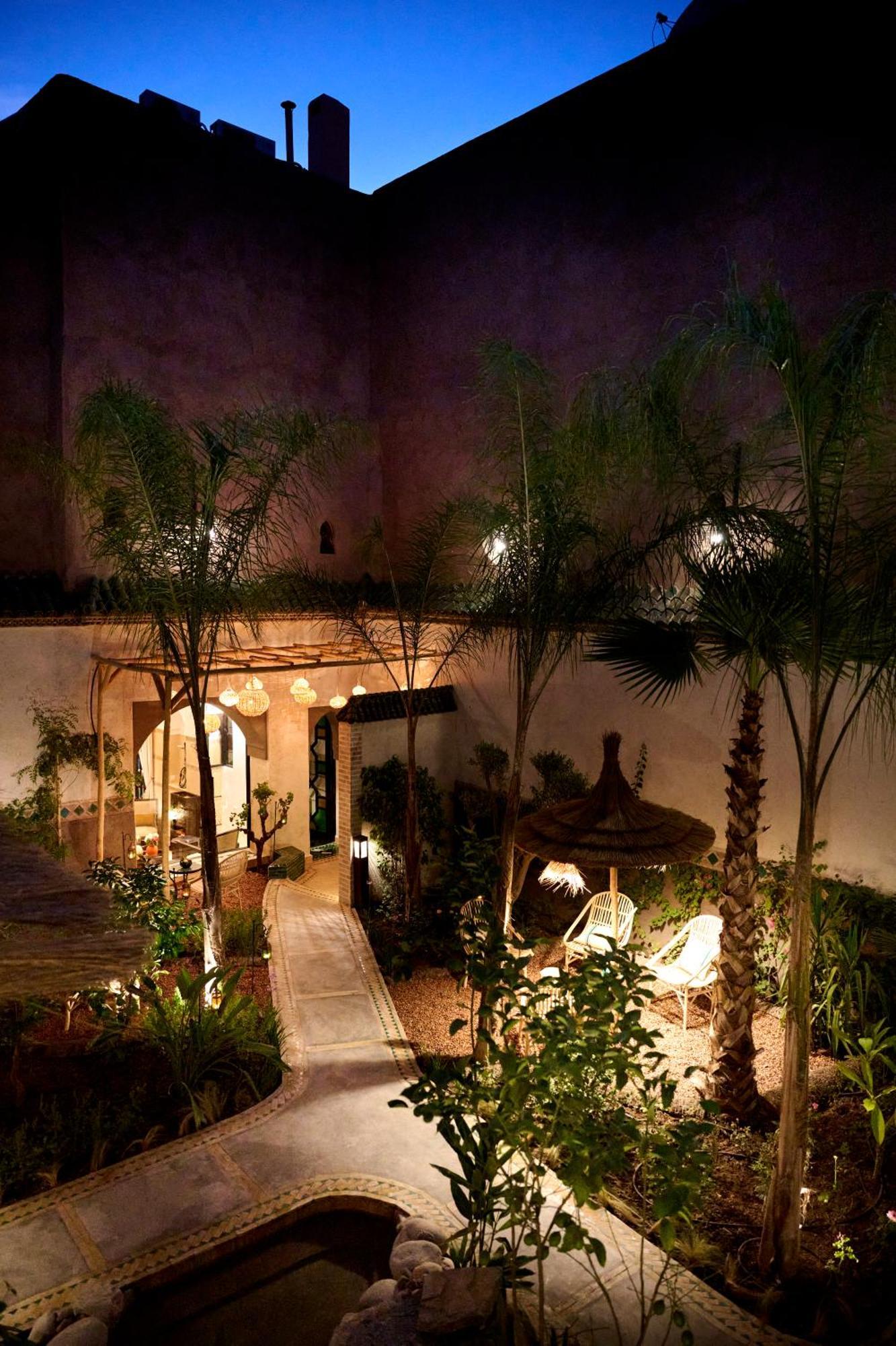 Riad Dar Amanza En Exclusivite Avec 4 Chambres Au Coeur De La Medina Marrakesh Luaran gambar